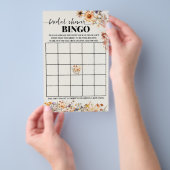 Herfst Wildflowers Vrijgezellenfeest Bingo Game Ka Flyer (Hand)