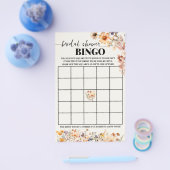 Herfst Wildflowers Vrijgezellenfeest Bingo Game Ka Flyer (Enkel)