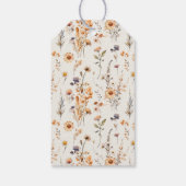 Herfst Wildflowers Wedding Vrijgezellenfeest gunst Cadeaulabel (Achterkant)