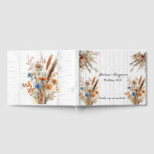 Herfst Wildflowers Witte Berkenboom Huwelijk Gastenboek (Volledig)