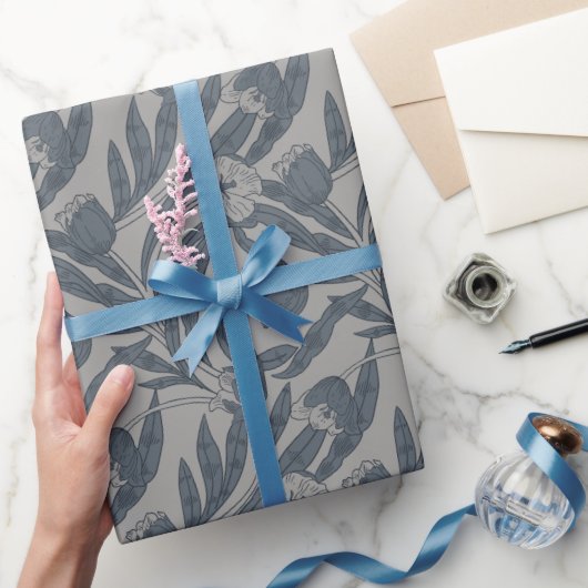 Herfst William Morris Stijl Patroon Cadeaupapier (Geschenken)