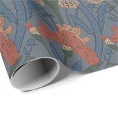 Herfst William Morris stijlpatroon Cadeaupapier (Rol Hoek)