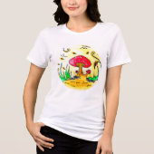 Herfst Wind (Herfst Boomhut Collectie) Tri-Blend Shirt (Voorkant)