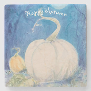 Herfst Wingerd Pompoenveld Maureen Girard Herfst Stenen Onderzetter