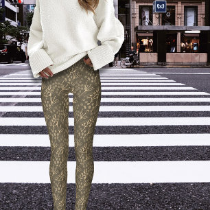 Herfst Winter Botanicals Twigs Leggings