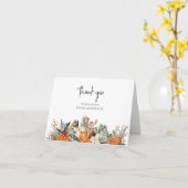 Herfst Winter droog sinaasappels kaneel Dank u Kaa Kaart (Gele Bloem)