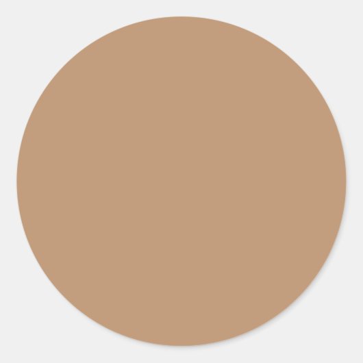 Herfst Winter Kleur Doe Ronde Sticker (Voorkant)