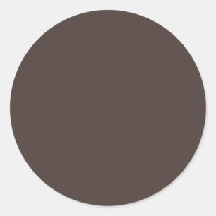 Herfst Winter Kleur Hot Fudge Ronde Sticker