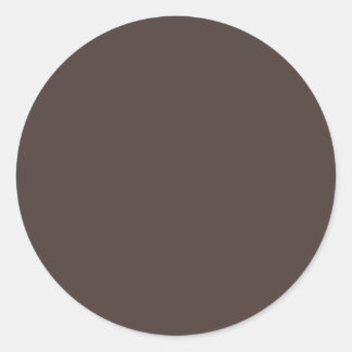 Herfst Winter Kleur Hot Fudge Ronde Sticker