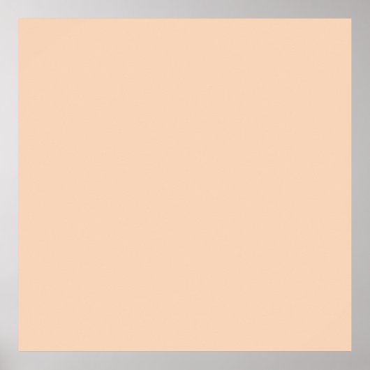 Herfst Winter Kleur Peach Poster (Voorkant)
