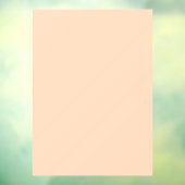 Herfst Winter Kleur Peach Raamsticker (Vel 3)
