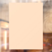 Herfst Winter Kleur Peach Raamsticker (Vel 2)