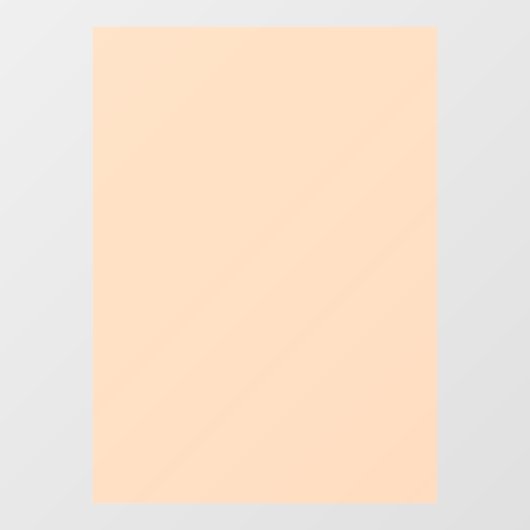 Herfst Winter Kleur Peach Raamsticker (Vel)