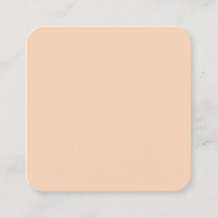 Herfst Winter Kleur Peach Vierkante Visitekaartje