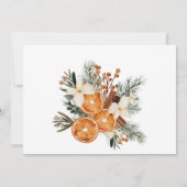 Herfst Winter Koppel douche feestuitnodiging Kaart (Achterkant)