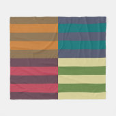 Herfst Winter Pantone Palet Fleece Deken (Voorkant (Horizontaal))