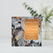 Herfst wintercocktail wintercocktail, bevroren kaart (Staand voorkant)