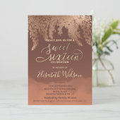 Herfst wisteria kaneel cantaloupe waterverf kaart (Staand voorkant)