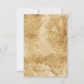 Herfst Wit Bloemen Bruiloft RSVP Kaart, Maaltijdop (Achterkant)