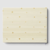 Herfst wit en goud pompoen gastenboeken (Achterkant)