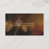 Herfst Witch Design 1 Visitekaartjes (Achterkant)