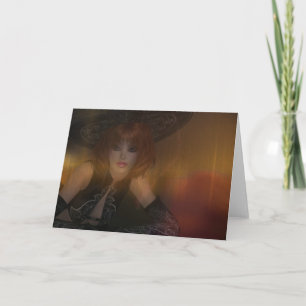 Herfst Witch Design 1 Wenskaart Kaart