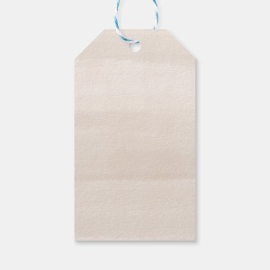 Herfst witte bloemenpompoen dank u Label Cadeaulabel (Achterkant)