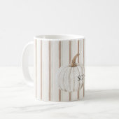 Herfst Witte Brei Pompoen Koffiemok (Voorkant links)
