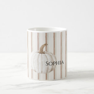 Herfst Witte Brei Pompoen Koffiemok