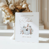 Herfst witte pompoen Raad eens hoeveel pompoenen Reclamebord Met Voetstuk