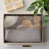 Herfst Witte Pompoenen Bloemen Decoupage Tissuepapier (Geschenk)