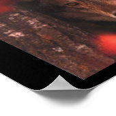 Herfst wolf poster (Hoek)