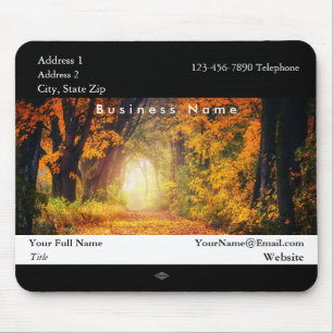 Herfst Wood Promotie Foto Mousepad Muismat