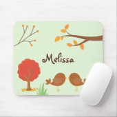 Herfst Woodland Animal Delight Muismat (Met muis)