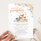 Herfst Woodland Animals Baby shower Kaart