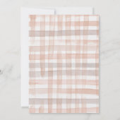 Herfst Woodland Animals Rustic Autumn Baby shower Kaart (Achterkant)