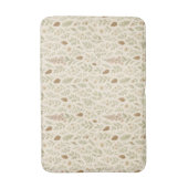 Herfst Woodland Botanical Pattern | Herfstdromen Badmat (Voorkant Verticaal)