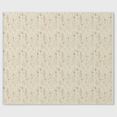 Herfst Woodland Botanical Pattern | Herfstdromen Cadeaupapier (Vlak)
