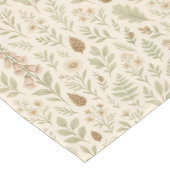 Herfst Woodland Botanical Pattern | Herfstdromen Korte Tafelloper (Hoek)