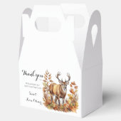 Herfst Woodland Deer Animal Forest Baby shower Bedankdoosjes (Geopend)