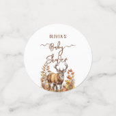 Herfst Woodland Deer Baby shower Ballon Confetti (Kleine voorkant)