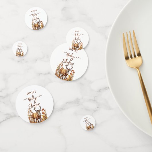 Herfst Woodland Deer Baby shower Ballon Confetti (Groep)