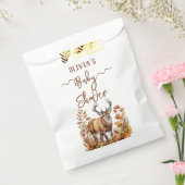 Herfst Woodland Deer Baby shower Bedankzakje (Gezegeld)