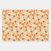 Herfst Woodland herfstbladeren Inpakpapier Vel (Voorkant 3)