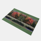 Herfst wordt afgebroken aan een speciaal uitgerust deurmat (Schuin)