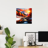 Herfst wordt winter poster (Thuiskantoor)