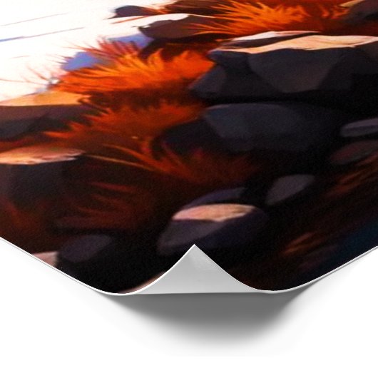 Herfst wordt winter poster (Hoek)