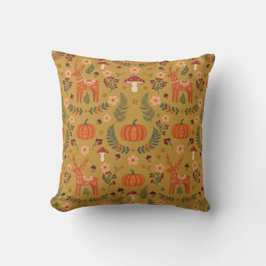 Herfst Worpkussen, 40cm Worpkussen Kussen (Voorkant)