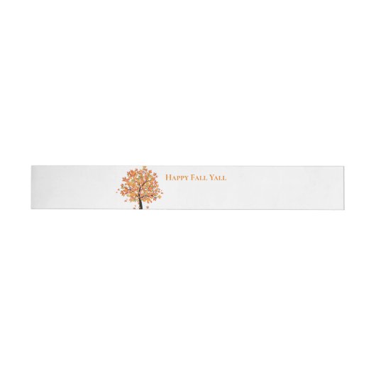 Herfst wrap around mailing label adreslabel wikkel (Individueel)