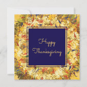 Herfst Wreath Feestdagenkaart (Voorkant)